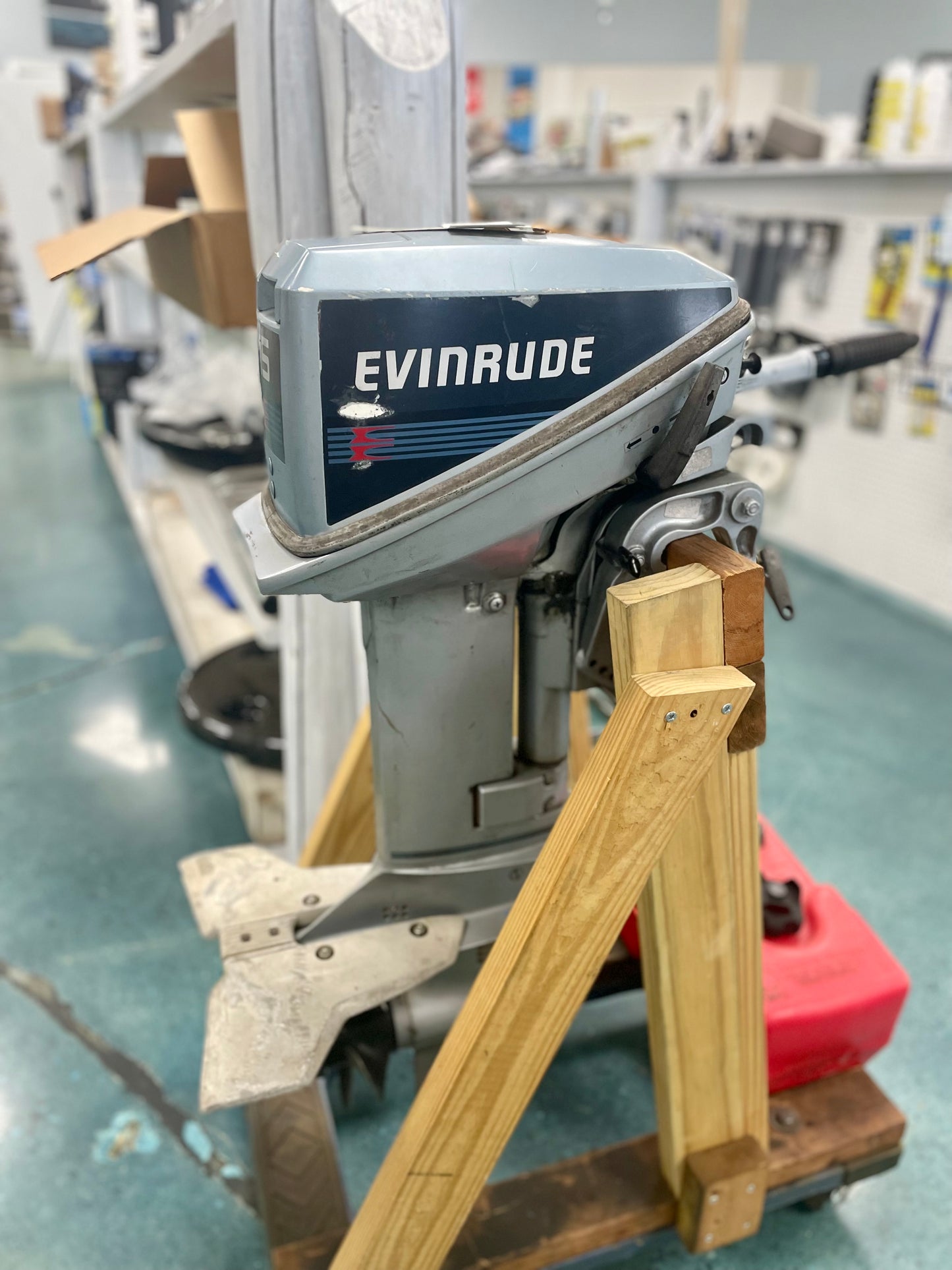 1987 15HP EVINRUDE OUTBOARD