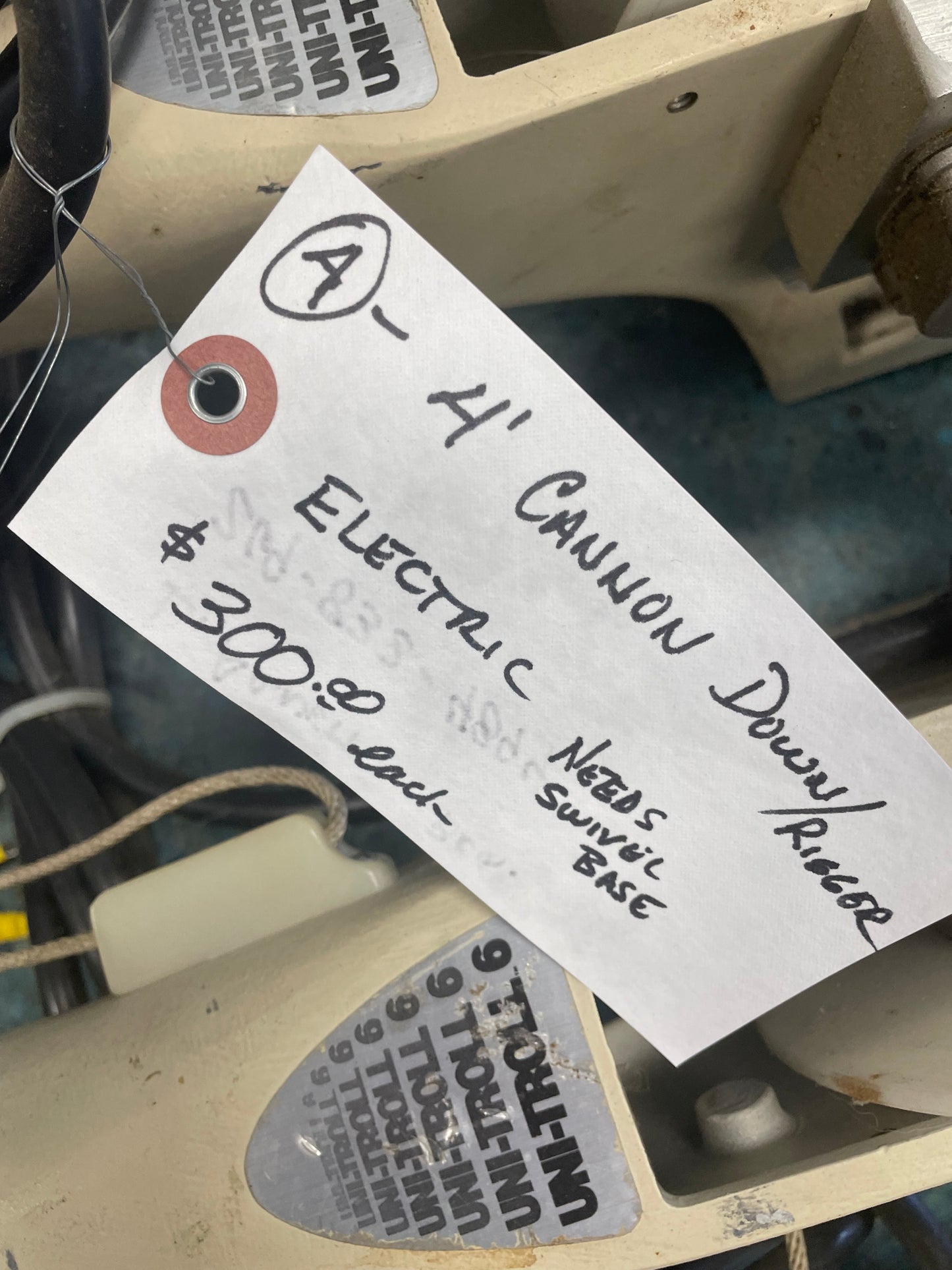 4' CANNON DOWN RIGGER