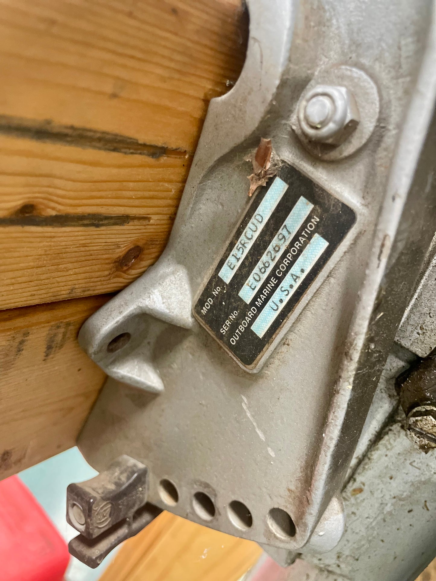 1987 15HP EVINRUDE OUTBOARD