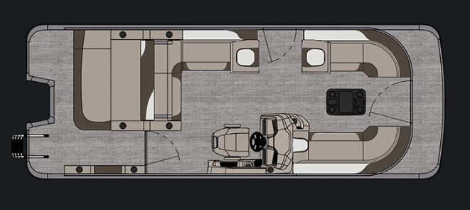 2023 23' AVALON LSZ VARIABLE REAR BENCH TRITOON