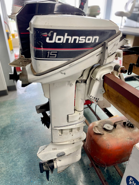 1990 15HP JOHNSON OUTBOARD