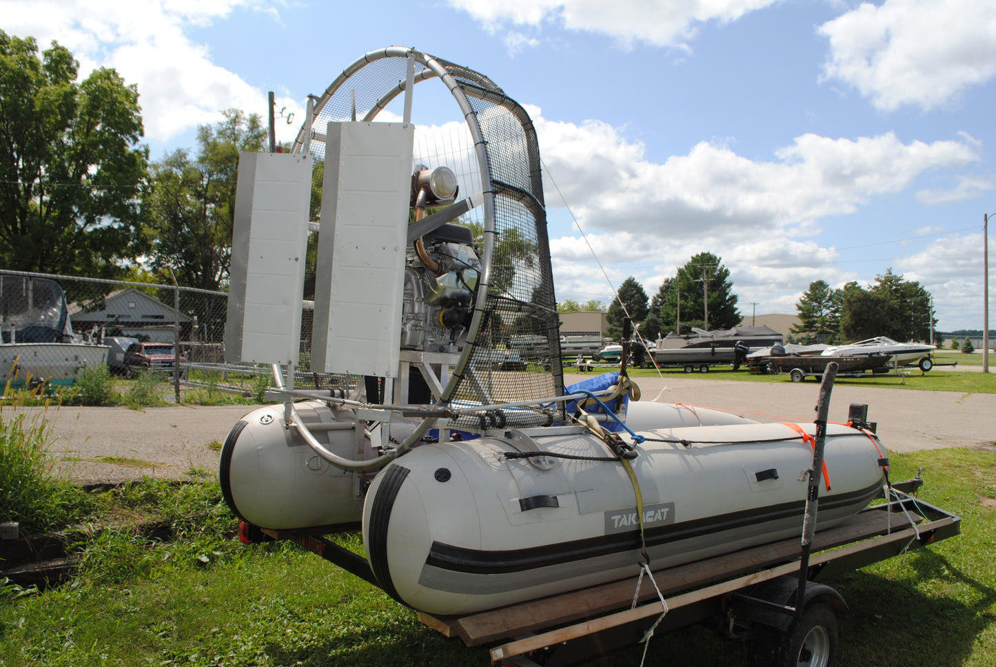 2021 12' TAK A KAT INFLATABLE AIR BOAT