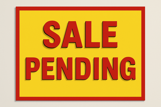 sale pending sign